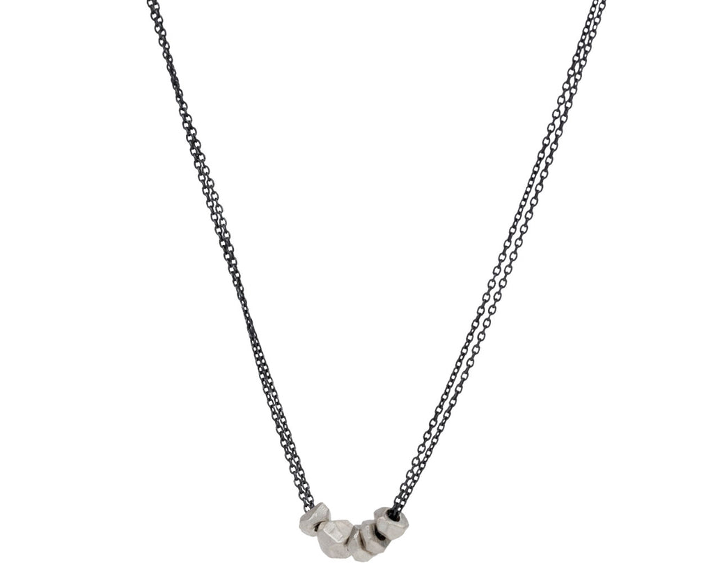 Sarah McGuire Double Chain Glacier Necklace - Closeup