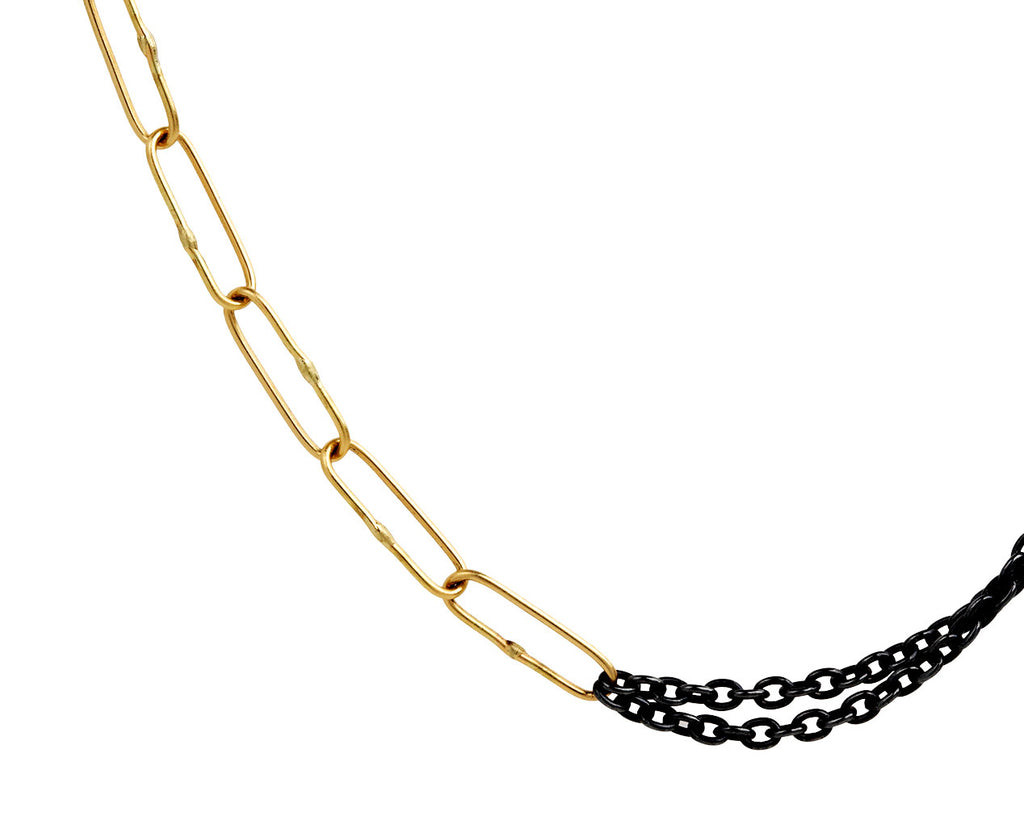 Fifty Fifty Gold and Silver Necklace