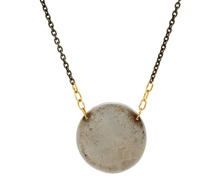 Sarah McGuire Silver Paper Moon Pendant Necklace