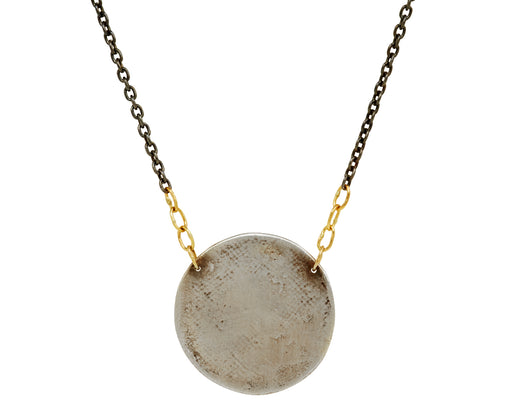 Sarah McGuire Silver Paper Moon Pendant Necklace