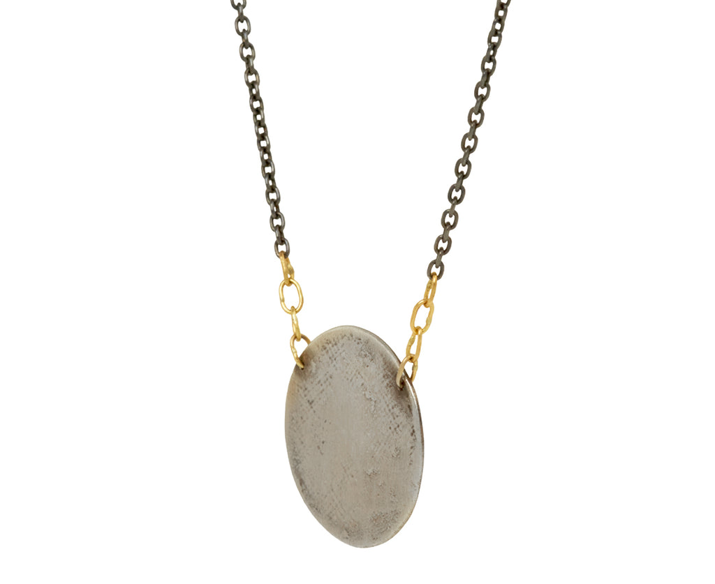 Sarah McGuire Silver Paper Moon Pendant Necklace - side
