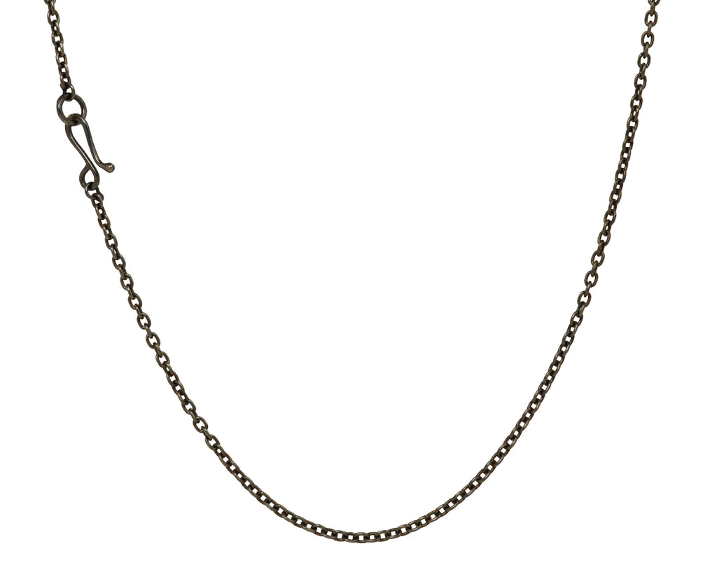 Sarah McGuire Silver Paper Moon Pendant Necklace - closure