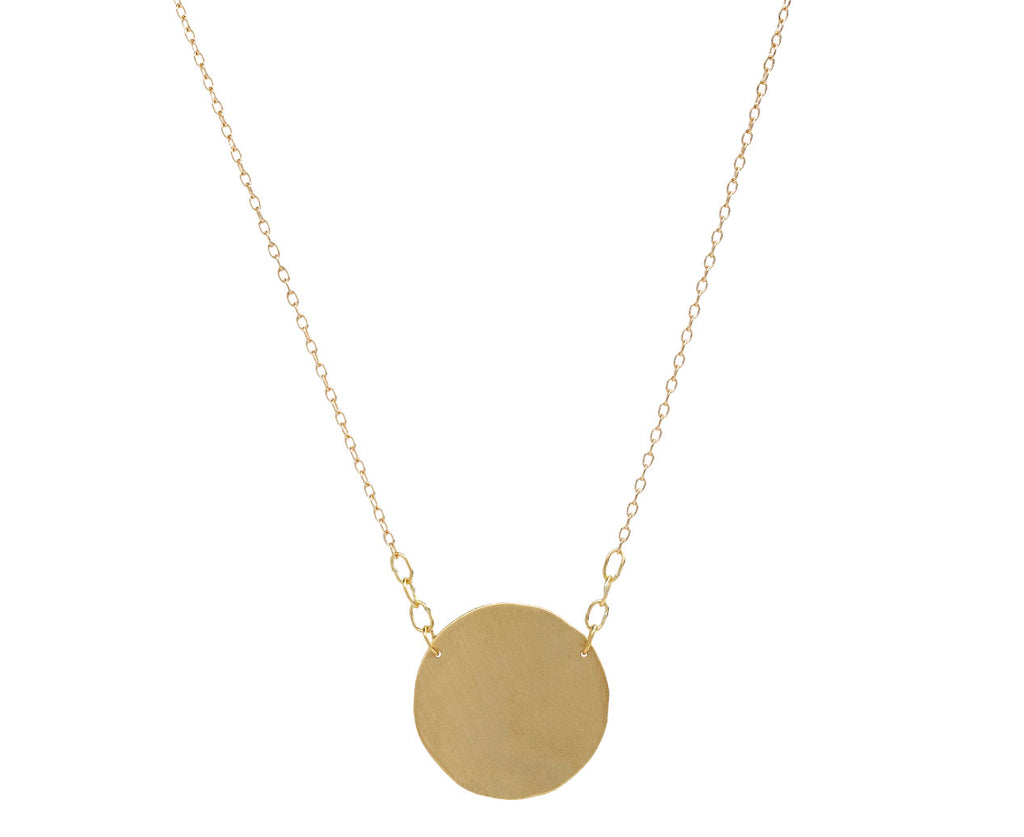 Sarah McGuire Gold Paper Moon Necklace