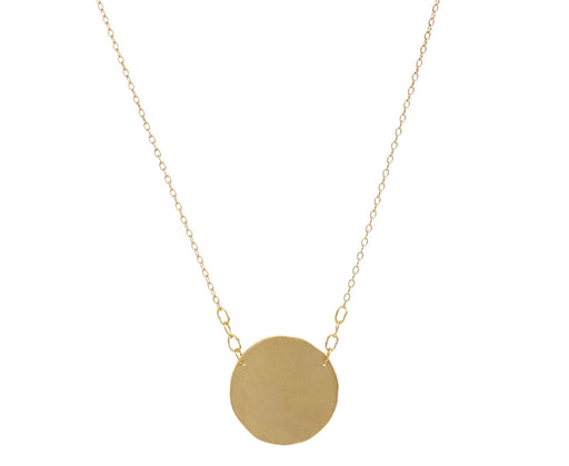 Sarah McGuire Gold Paper Moon Necklace