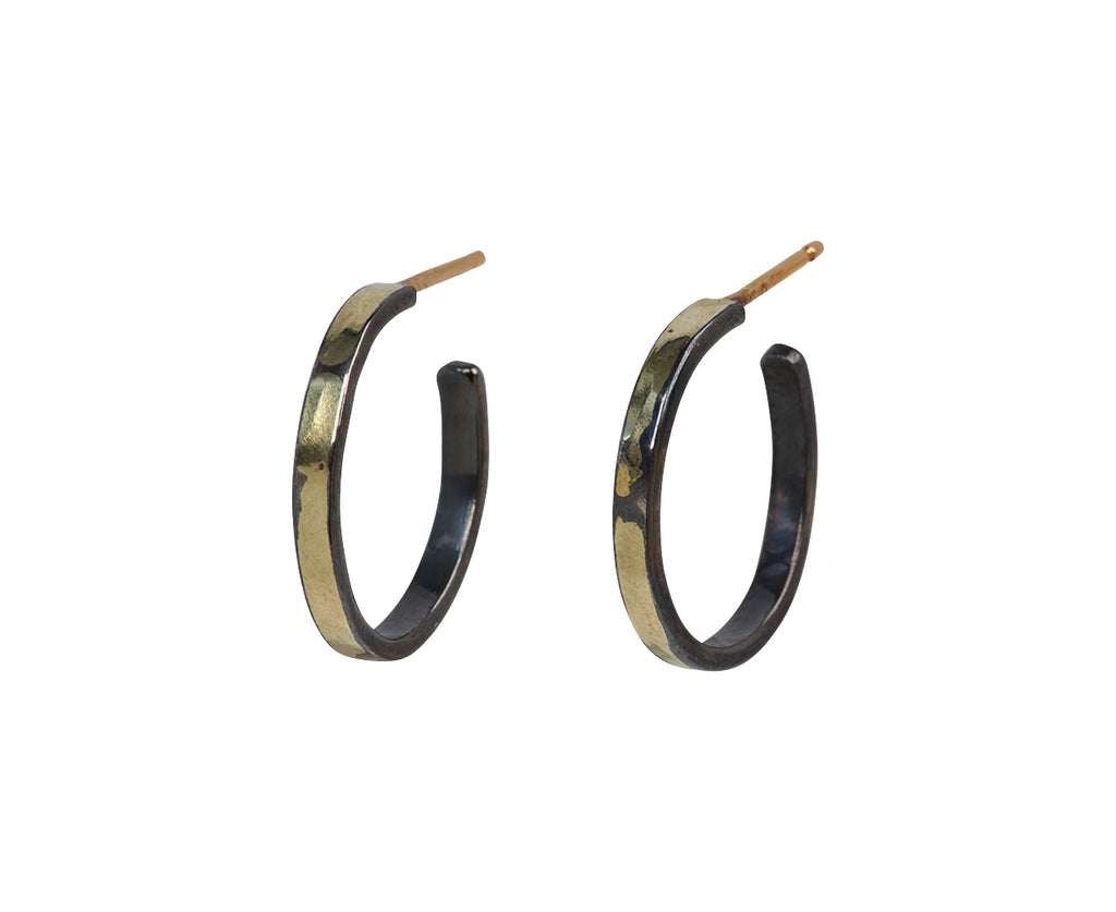 Sarah McGuire Small Gilded Hoop Earrings