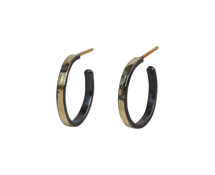 Sarah McGuire Small Gilded Hoop Earrings