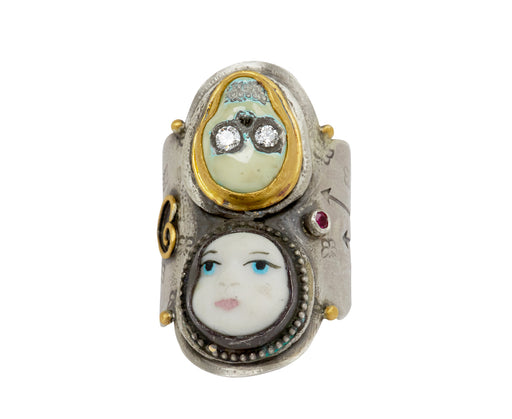 Melinda Risk Doll Skull Ring