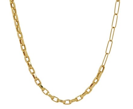 Monochrome Gold Classic Duo Chain Necklace