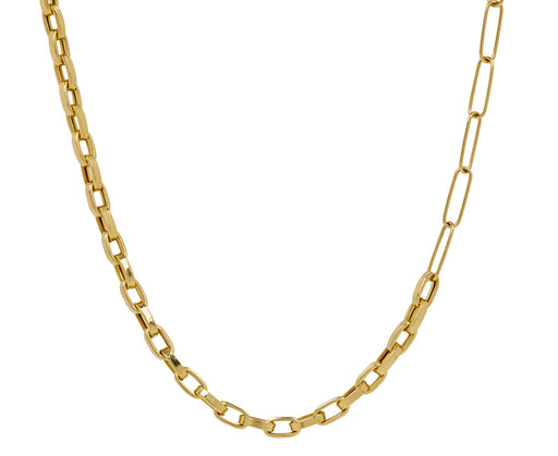 Monochrome Gold Classic Duo Chain Necklace
