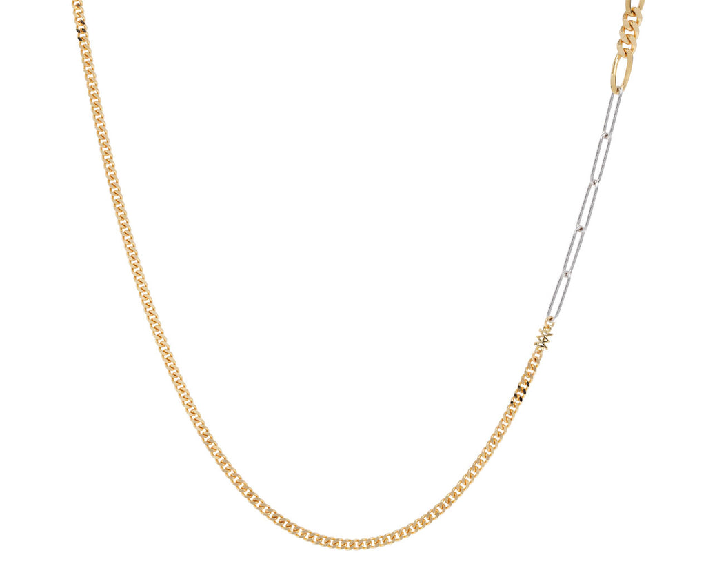 Milamore Gold Duo Chain VI Necklace Back