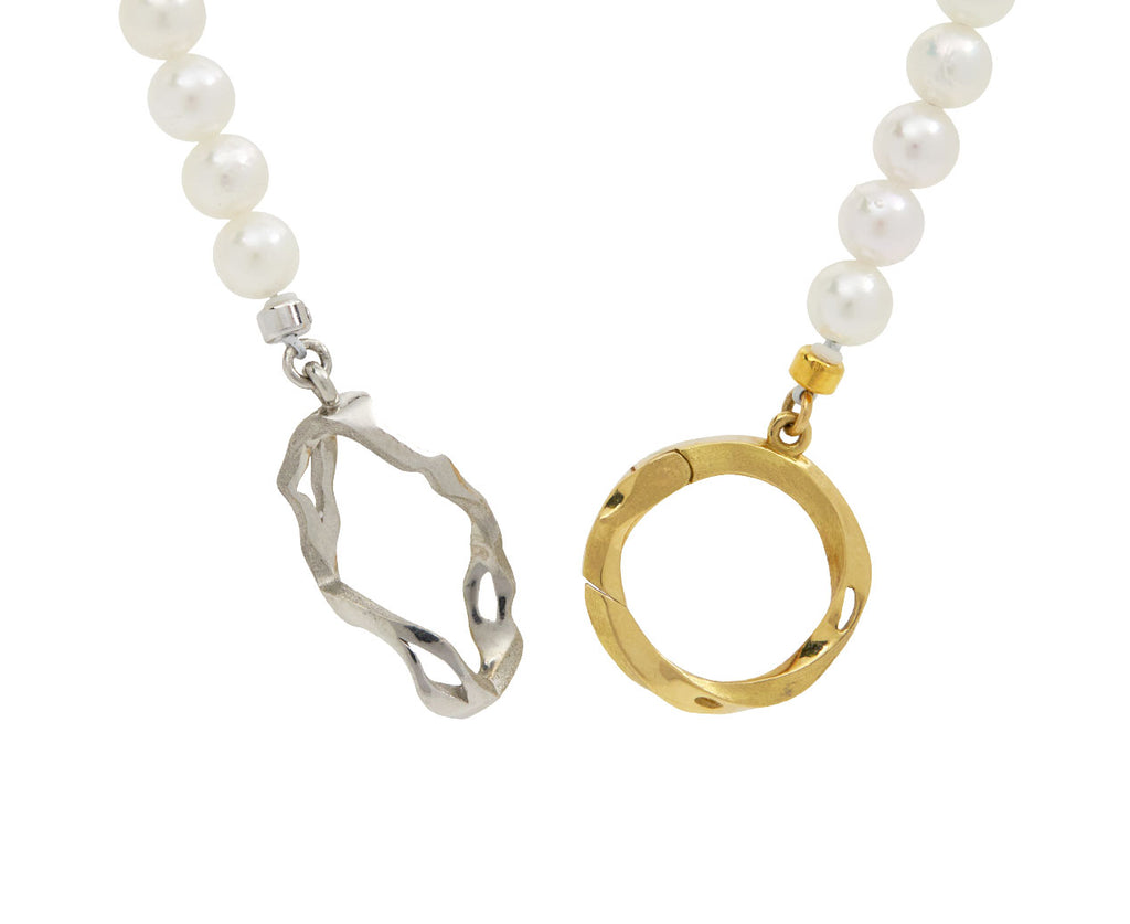Kintsugi Infinity Pearl Necklace