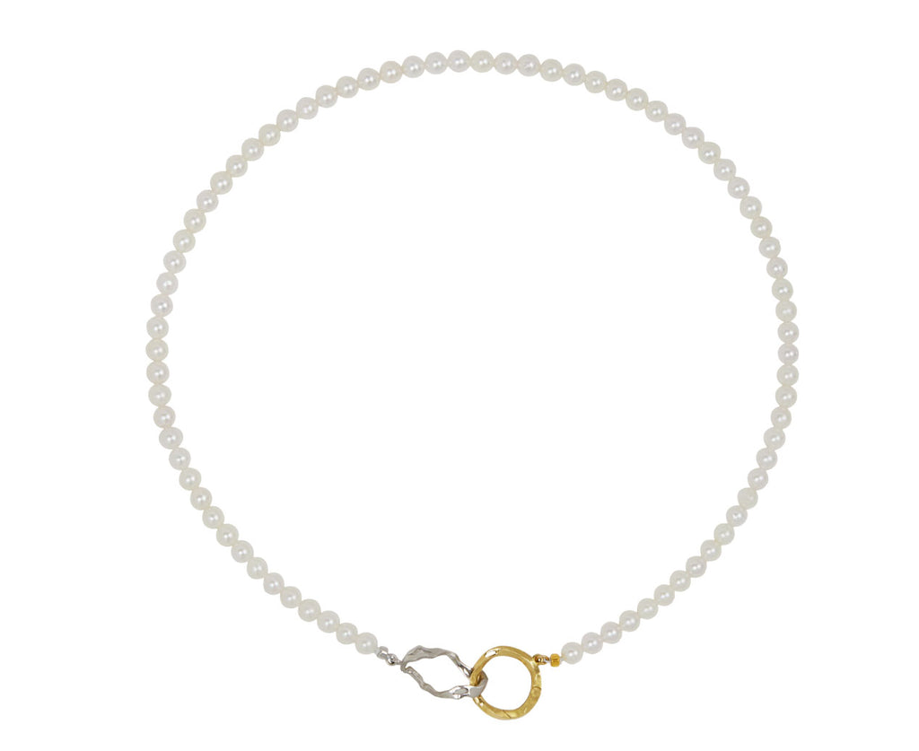 Kintsugi Infinity Pearl Necklace