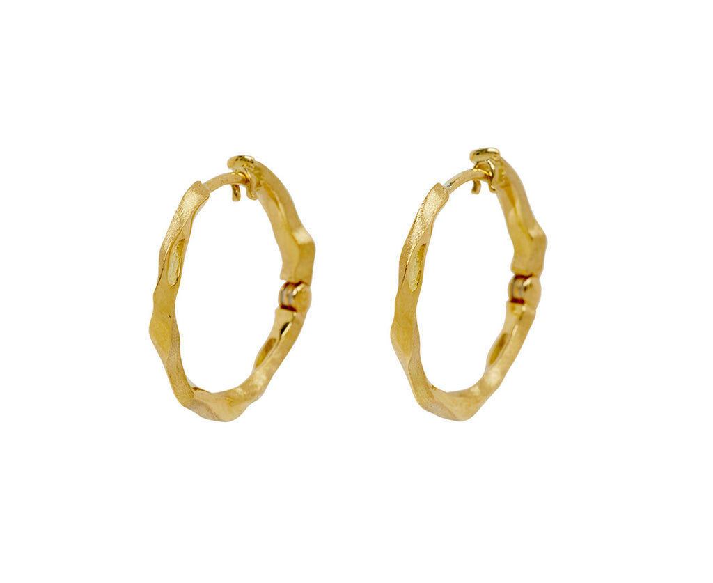 Medium Kintsugi En Hoop Earrings