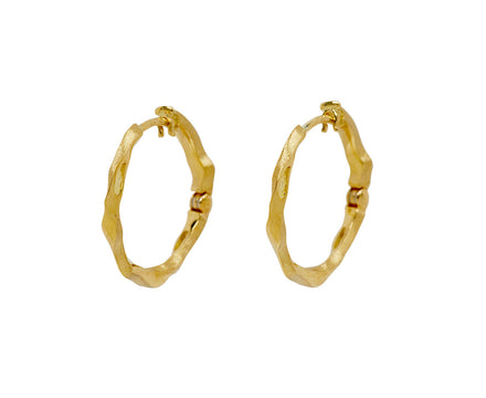 Medium Kintsugi En Hoop Earrings