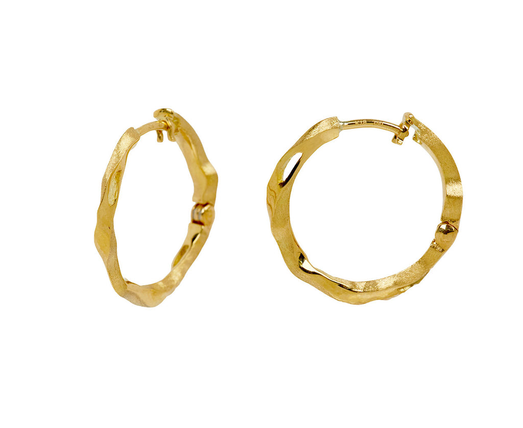 Medium Kintsugi En Hoop Earrings