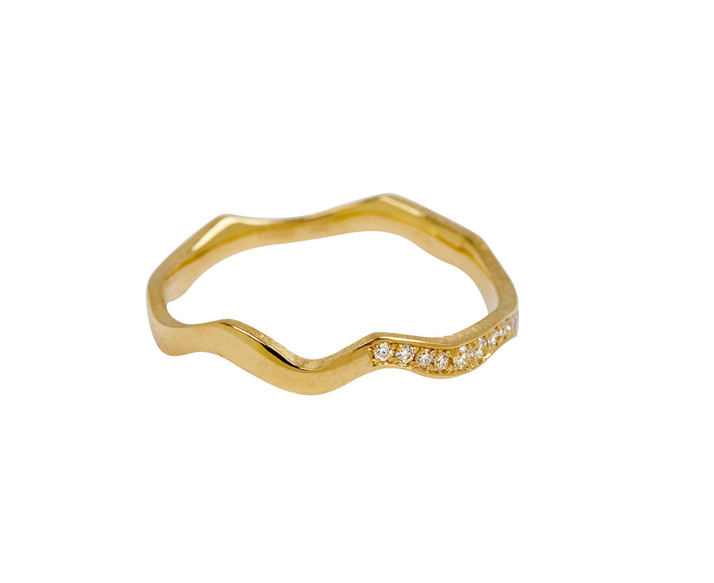 Kintsugi Pave Vine Ring