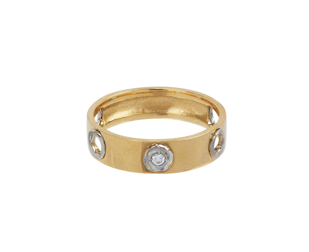 Gold EN Open Diamond Ring