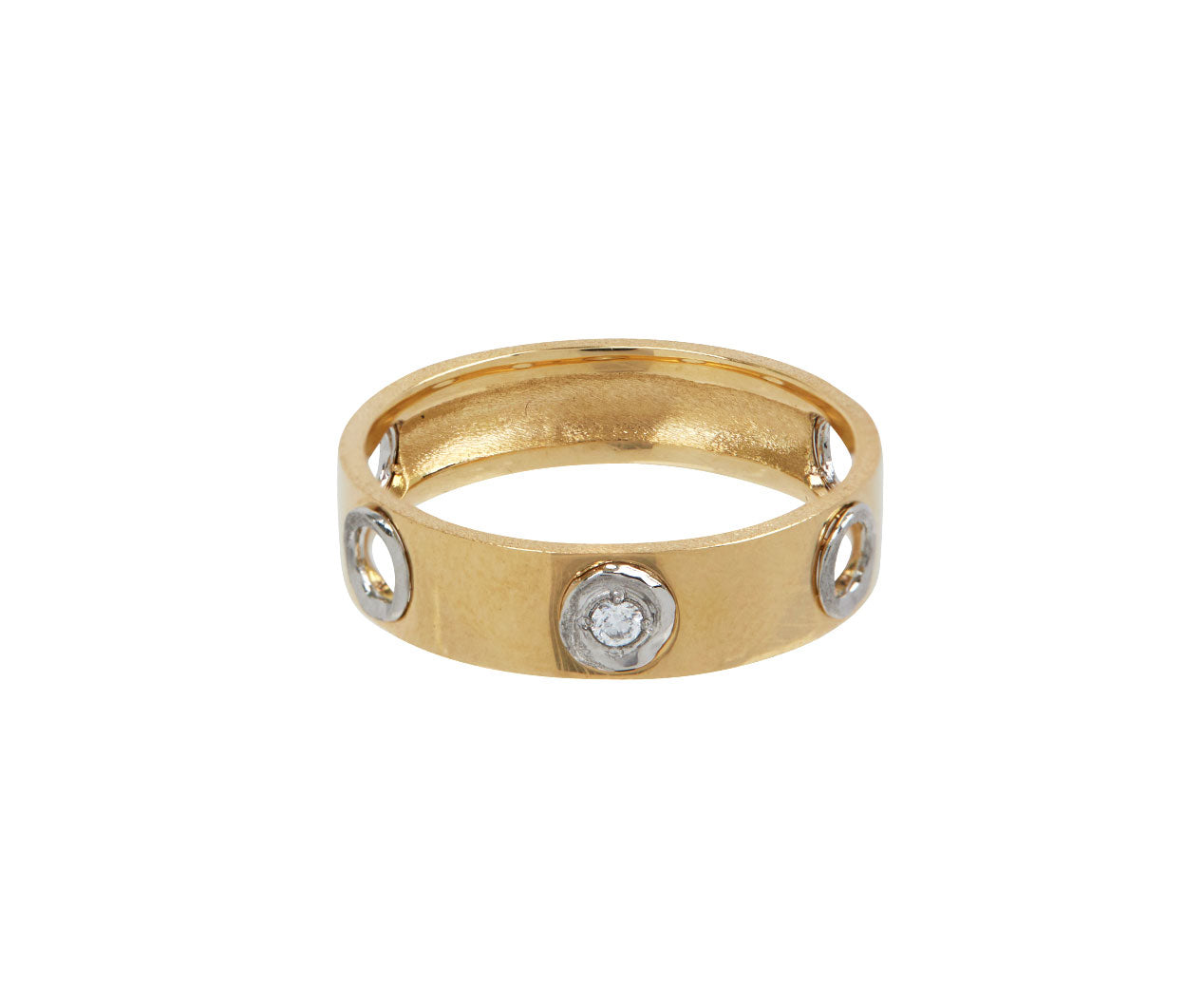 Cartier 6 Diamond Eternity Band Ring In White Gold | eBay