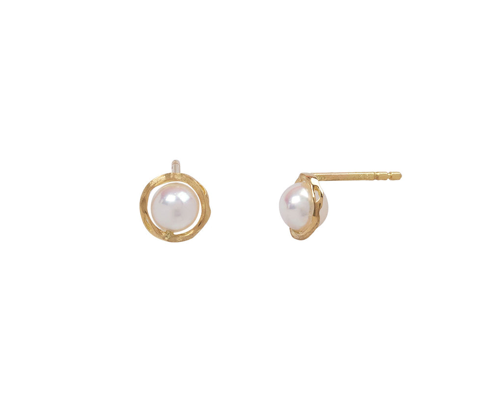 Kintsugi EN Pearl Stud Earrings