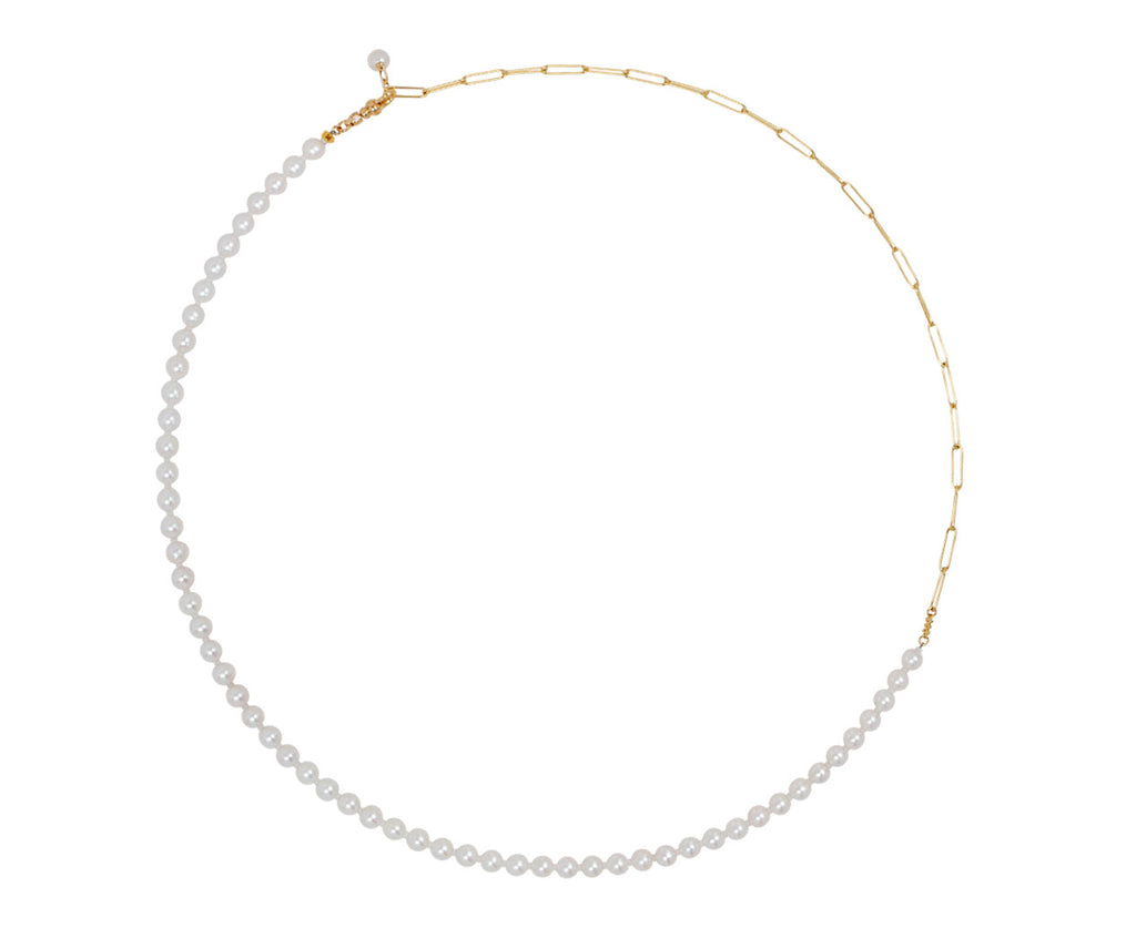 Classic Pearl Duo Chain Necklace