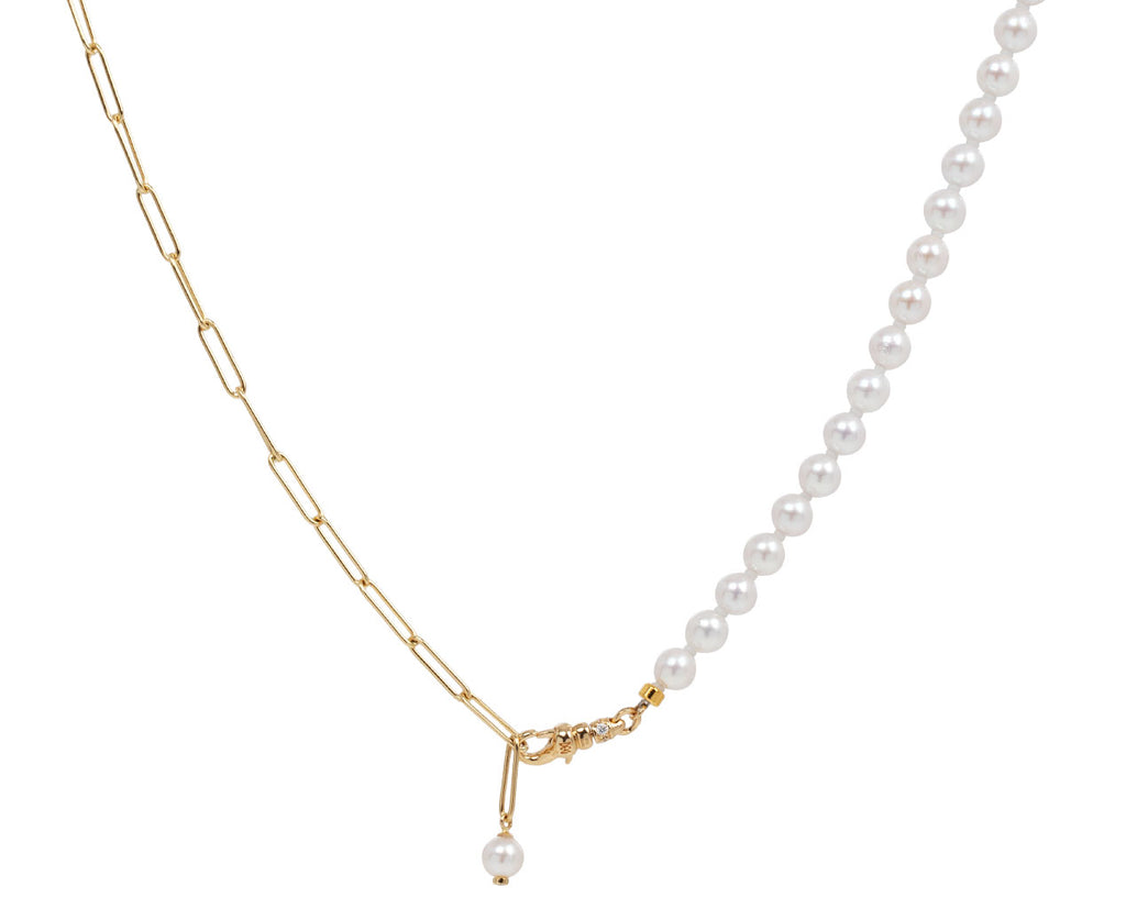 Classic Pearl Duo Chain Necklace