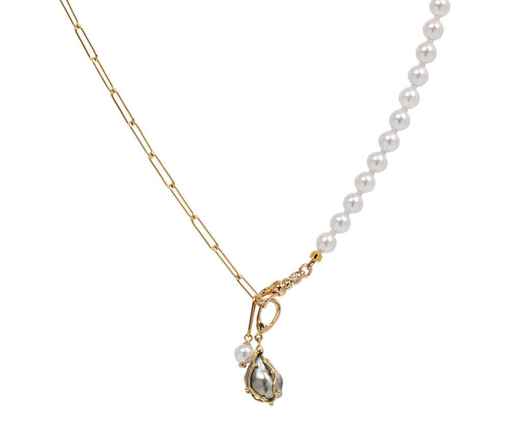 Classic Pearl Duo Chain Necklace
