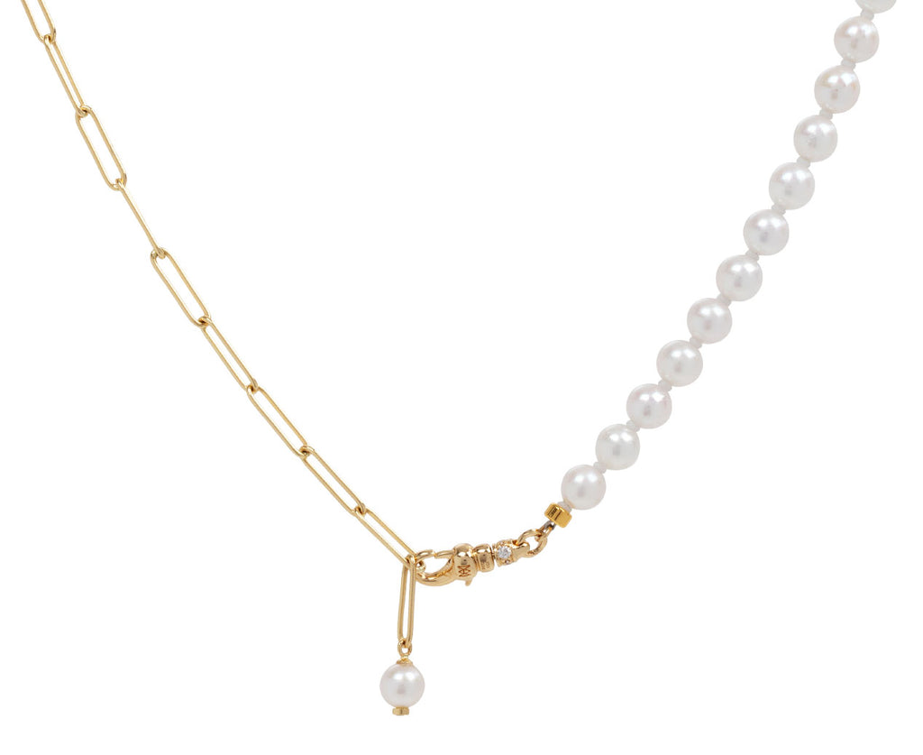 Classic Pearl Duo Chain Necklace