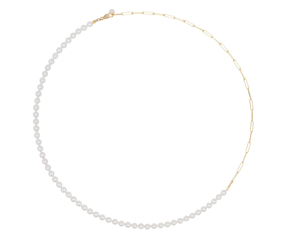 Classic Pearl Duo Chain Necklace