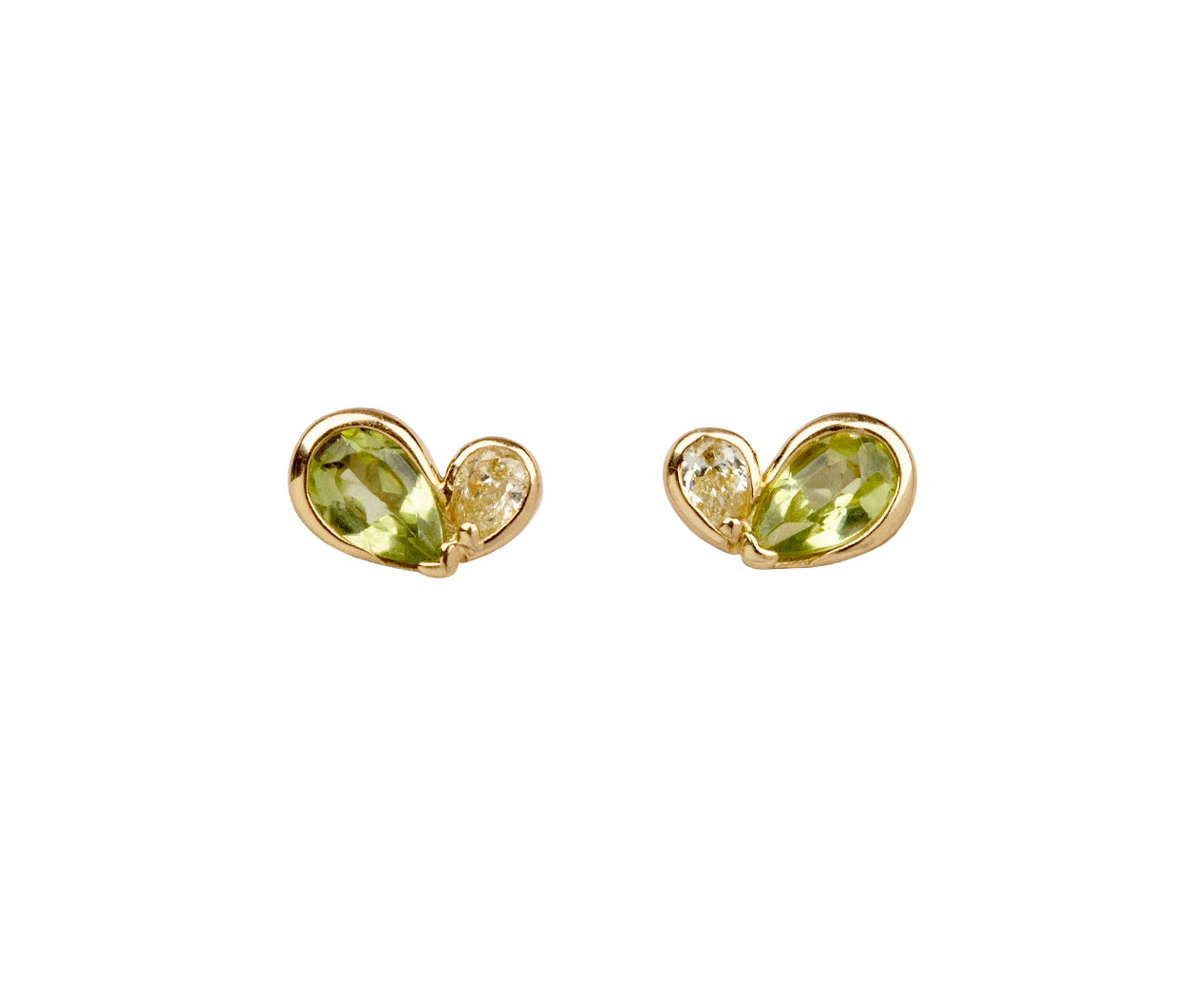 Peridot Stud Earrings | Lux Bond & Green