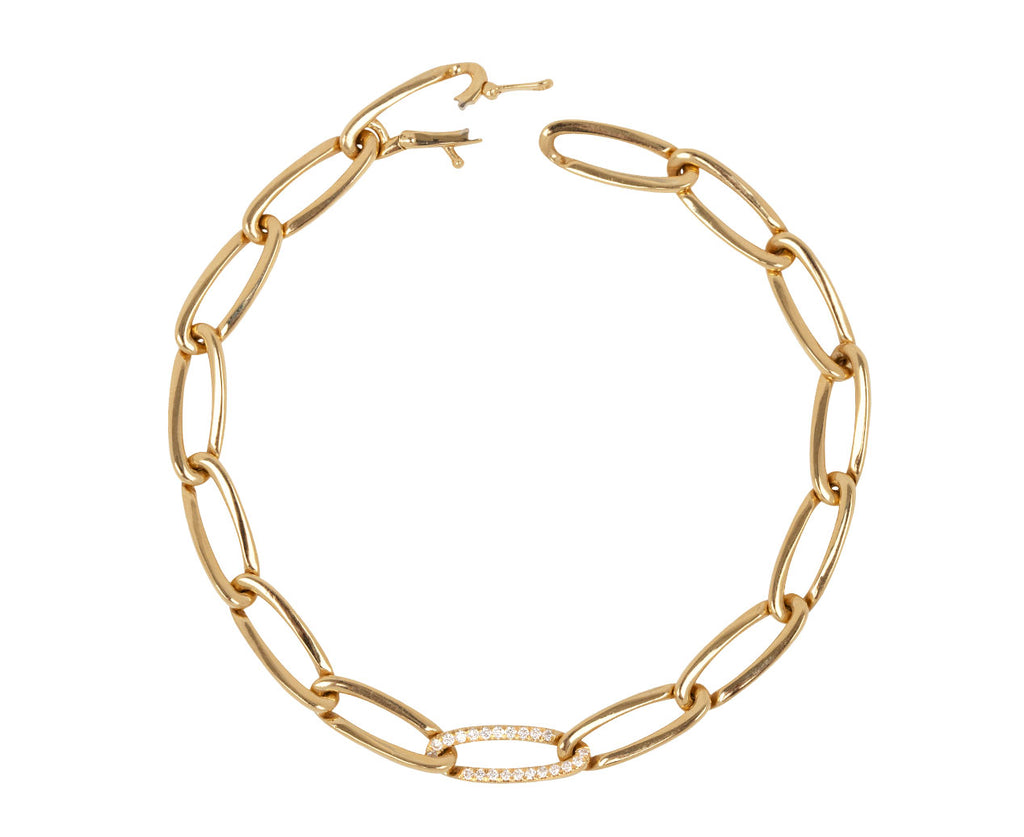 Diamond Link Lulu Chain Bracelet