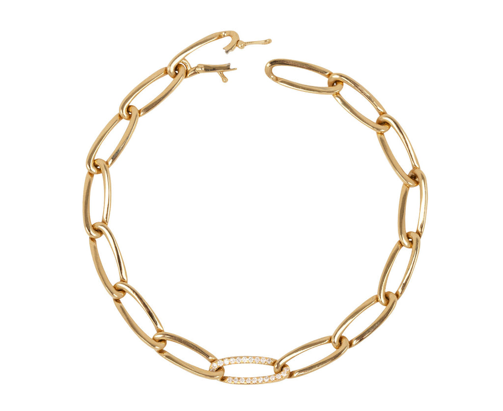 Diamond Link Lulu Chain Bracelet