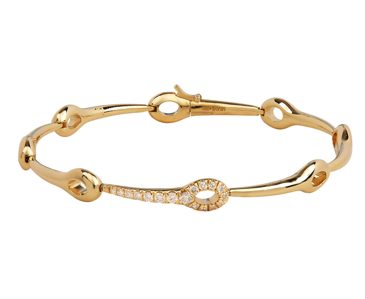 Buy quality 22 carat gold kada ladies bracelet RH-LB956 in Ahmedabad