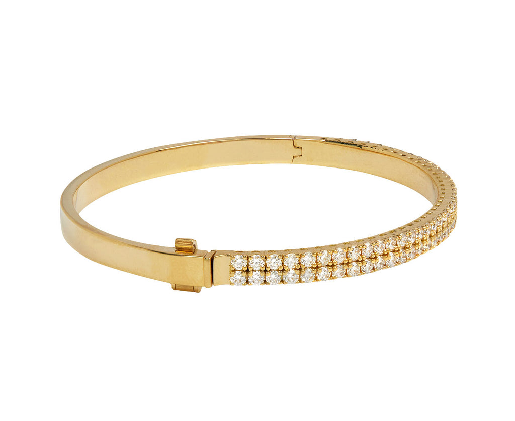 Double Diamond Lenox Cuff Bracelet