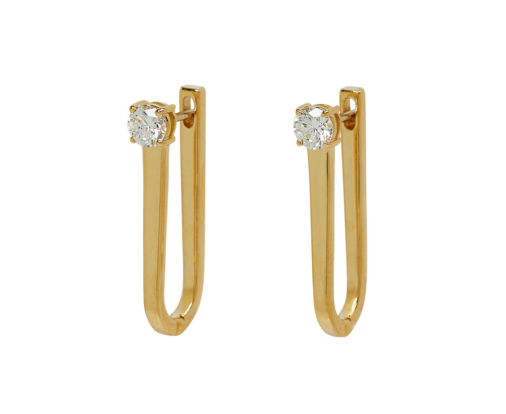 Medium Aria U Hoop Earrings