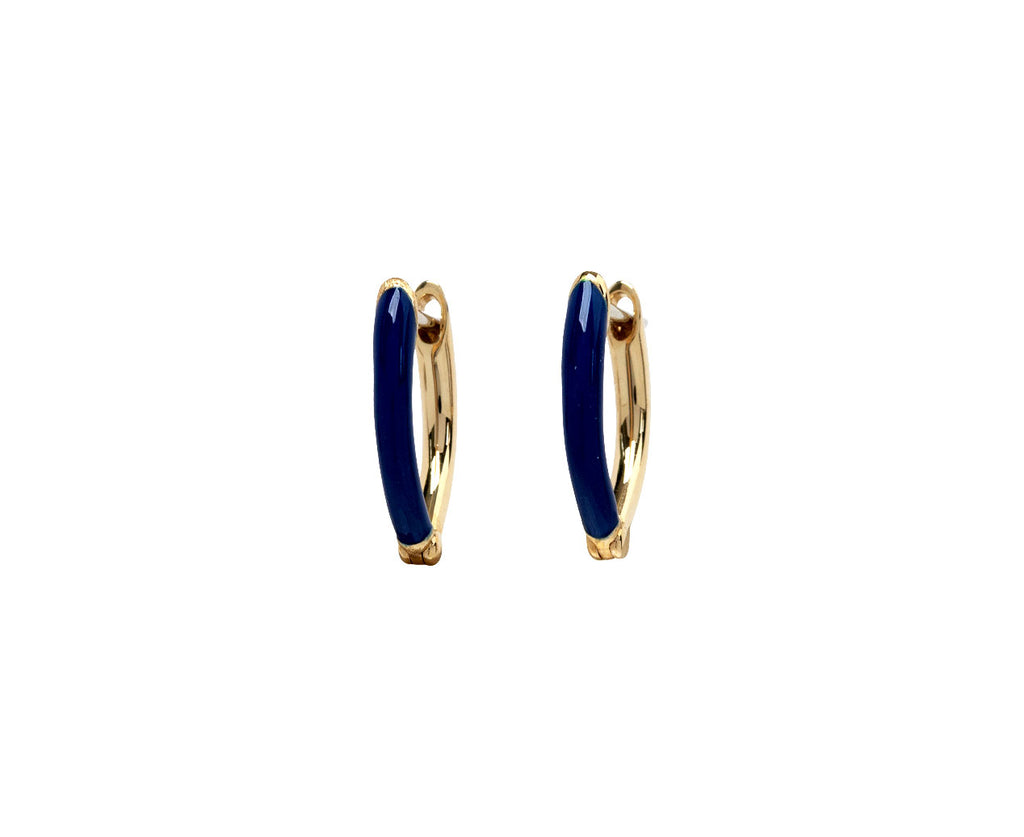 Navy cheap gold earrings