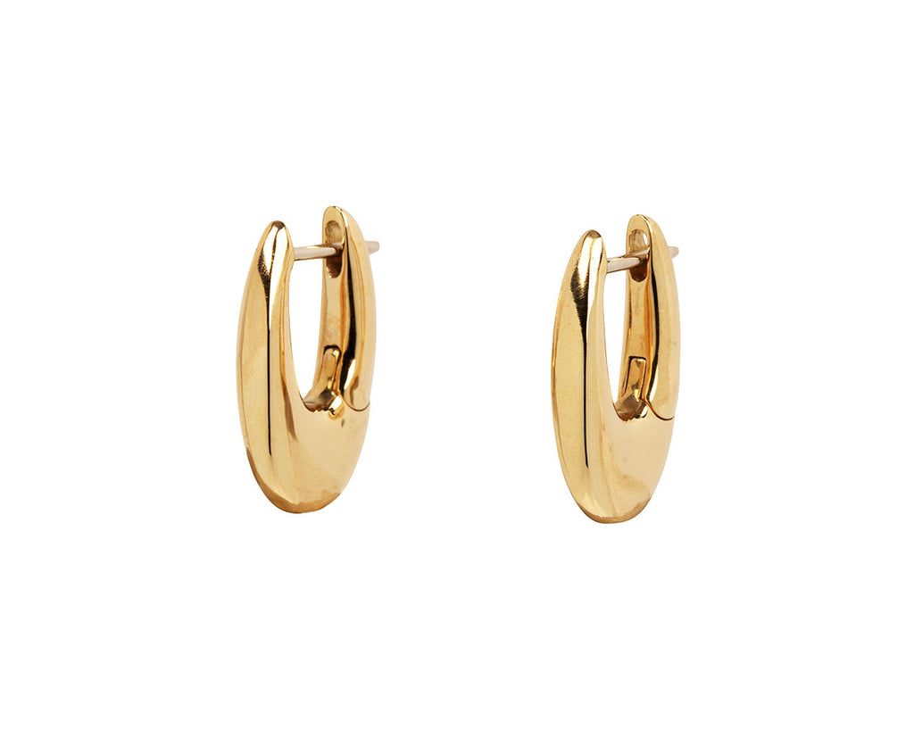 Melissa Kaye Small Gold Lula Hoop Earrings
