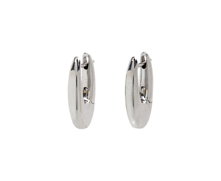 White Gold Small Lula Hoop Earrings