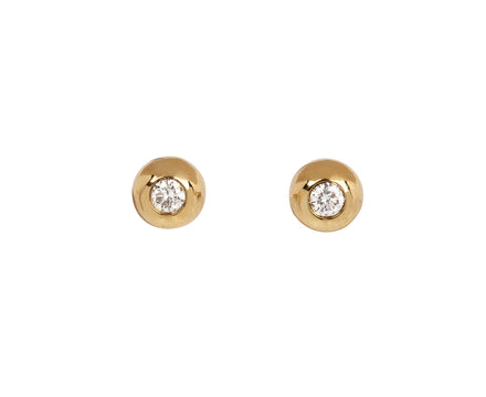 Small Diamond Audrey Stud Earrings