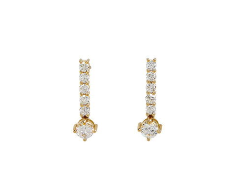 Small Diamond Stella Earrings