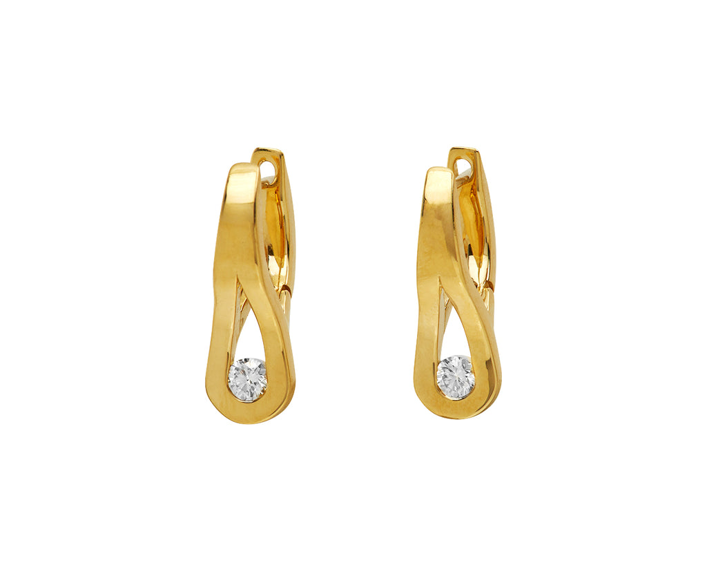 Small Diamond Daphne Earrings