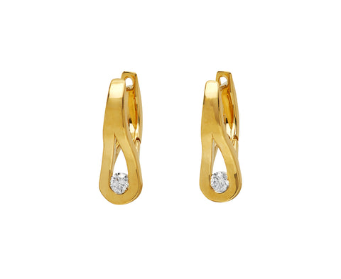 Small Diamond Daphne Earrings