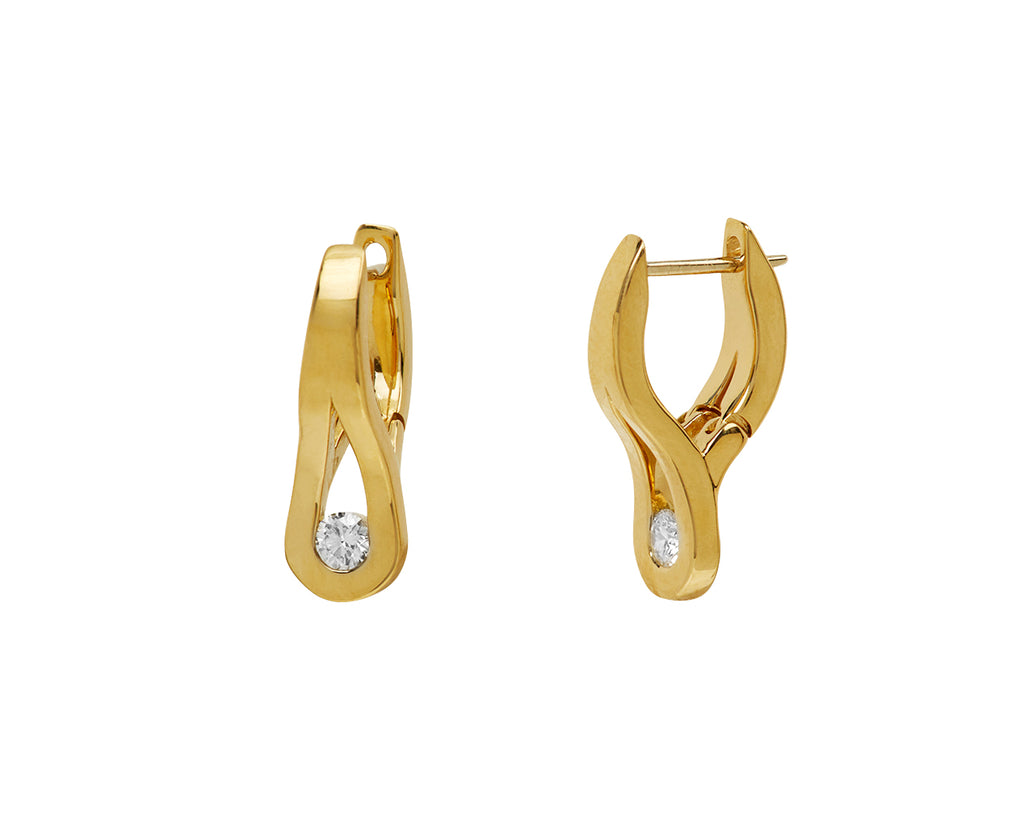 Small Diamond Daphne Earrings