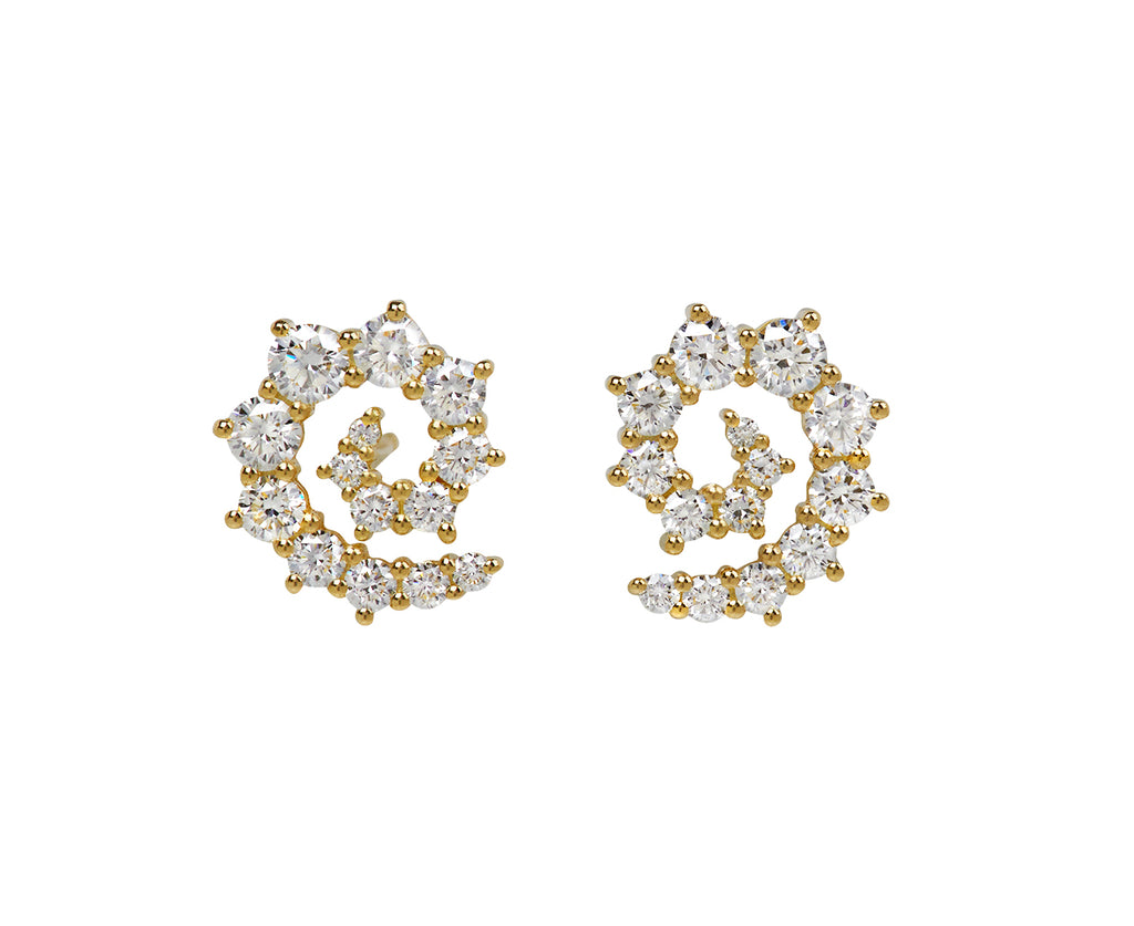 Diamond Riley Stud Earrings