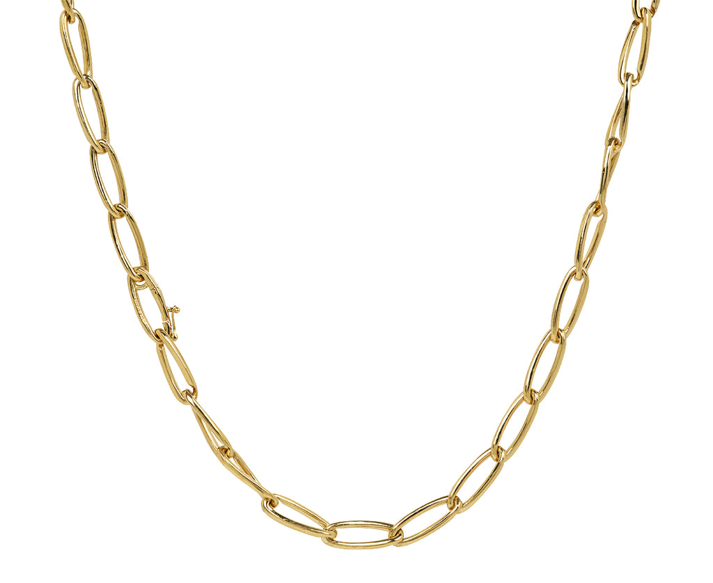 Small Single Diamond Link Lulu Necklace