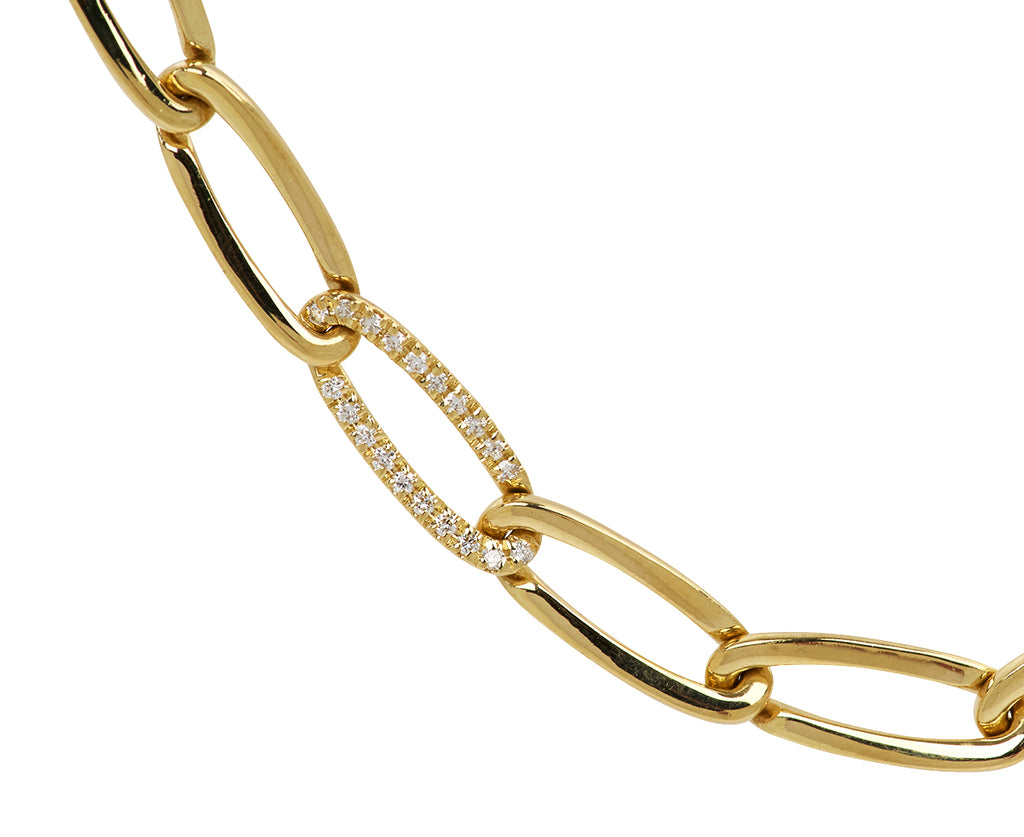Small Single Diamond Link Lulu Necklace