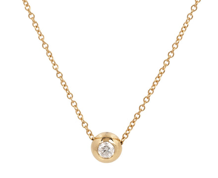 Small Diamond Audrey Pendant Necklace