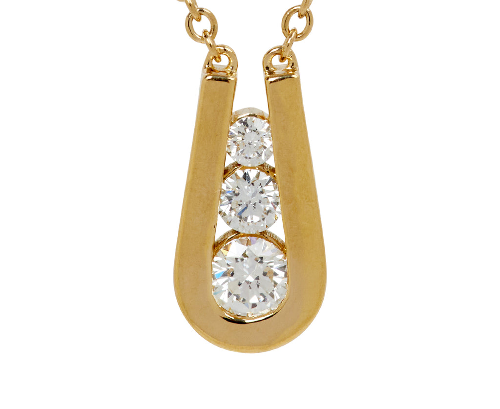 Small Diamond Daphne Pendant Necklace
