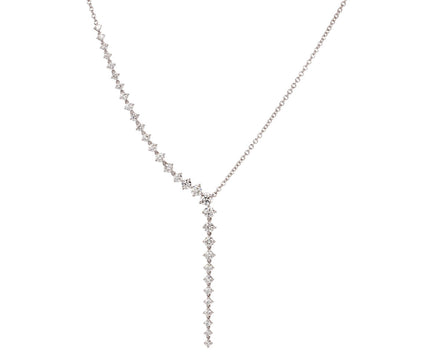 Melissa Kaye White Gold Diamond Aria Cascade Necklace
