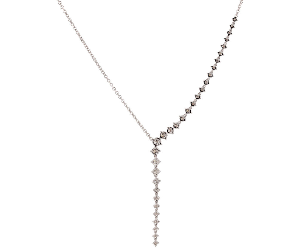 White Gold Diamond Aria Cascade Necklace