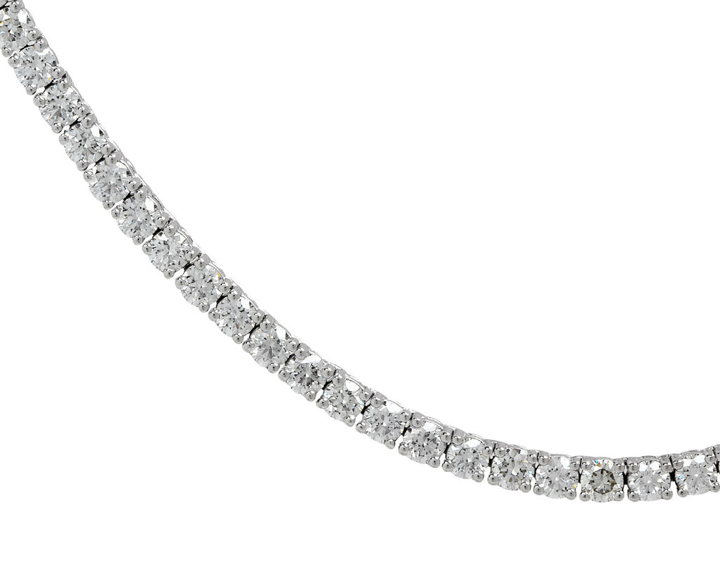 White Gold Lenox Diamond Tennis Necklace